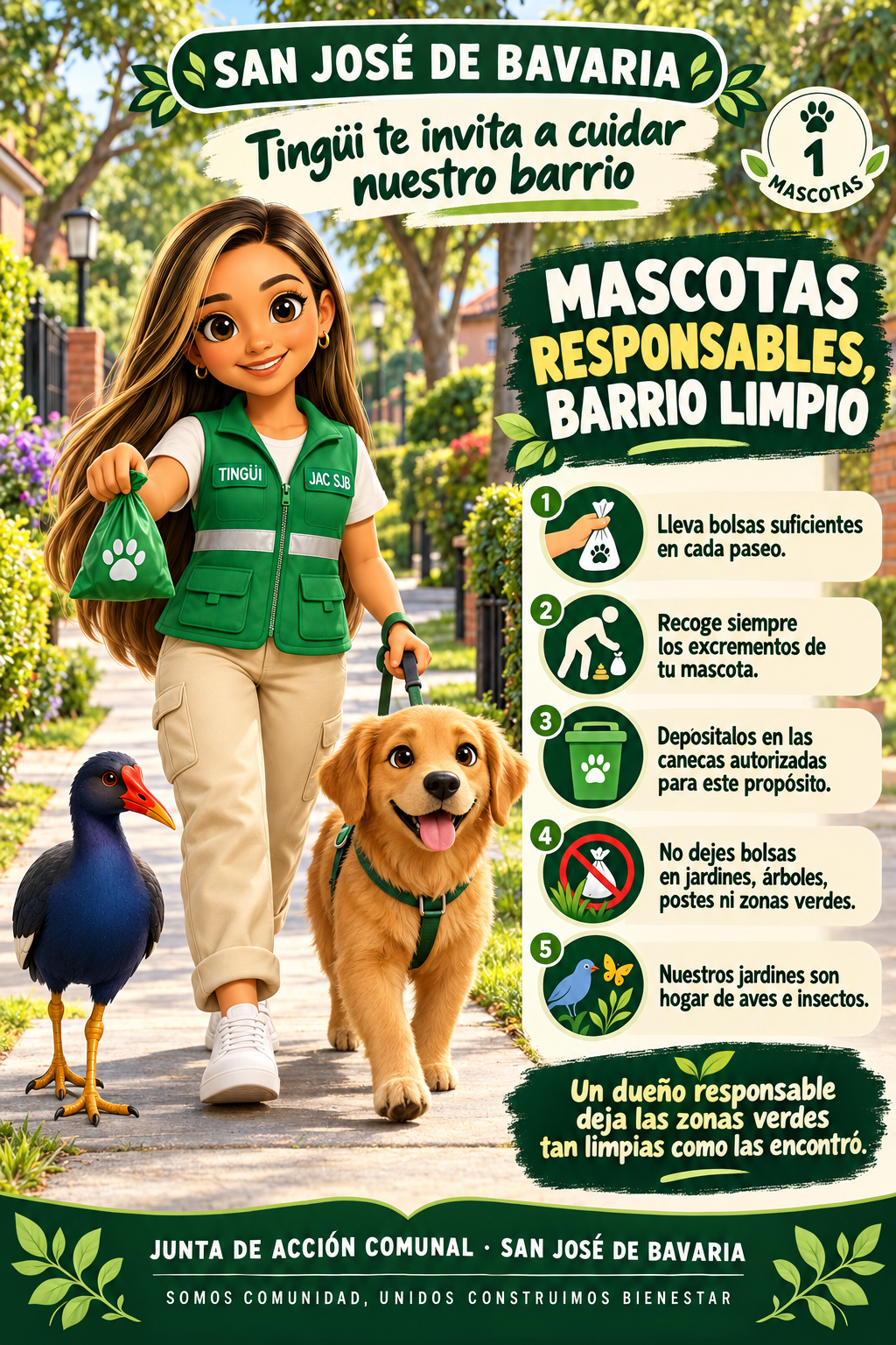 Mascotas responsables, barrio limpio-1